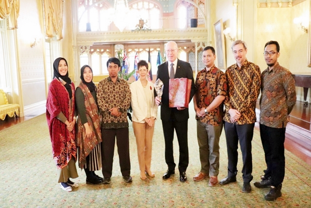 Aksi Silat Peserta AIMEP 2019 Pukau Gubernur New South Wales
